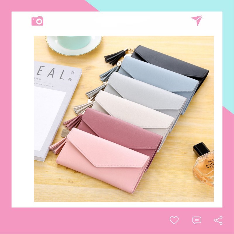 Ví da nữ đẹp cầm tay nhỏ gọn mini Hatani VN11 giá siêu yêu