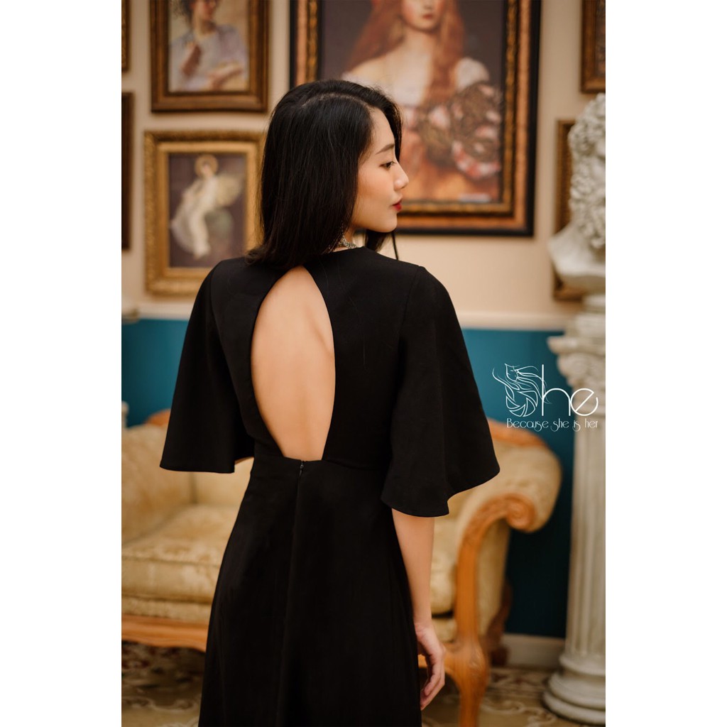 Đầm Maxi Cánh Tiên Hở Lưng (4 MÀU) | BigBuy360 - bigbuy360.vn