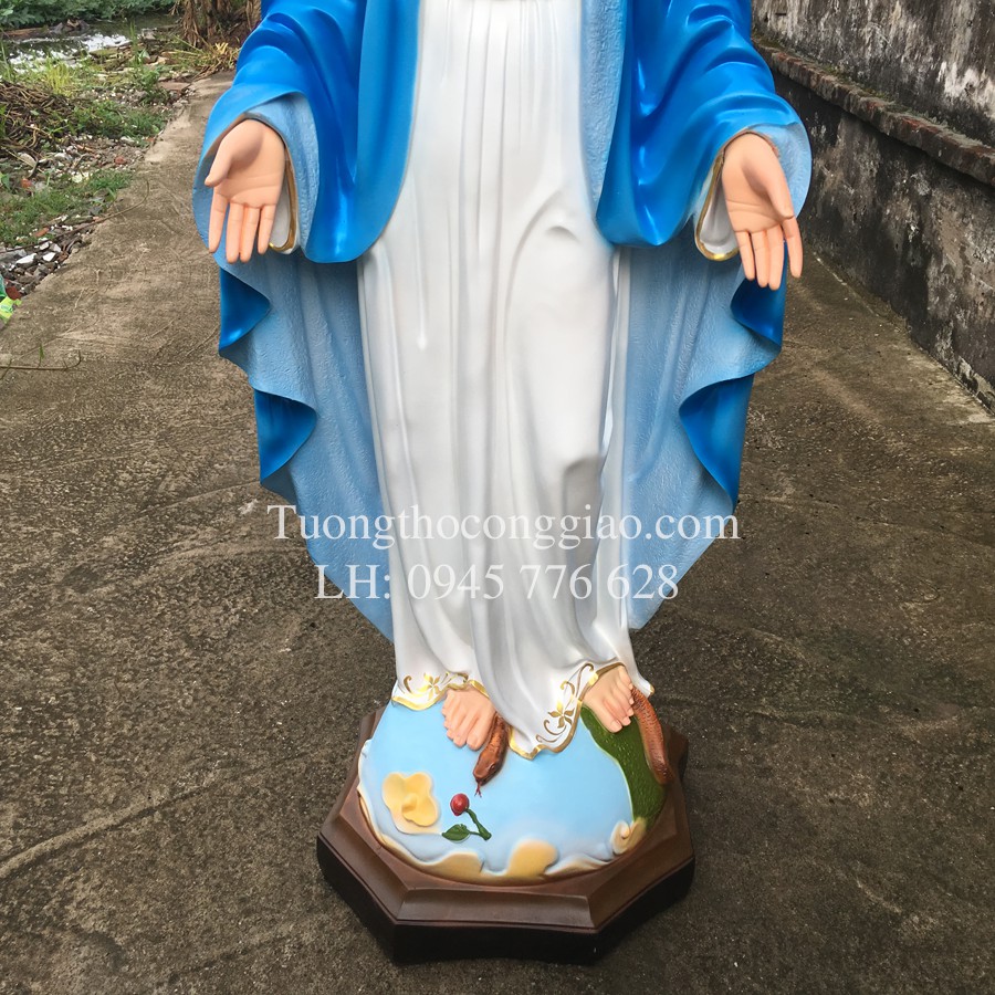 Tượng Đức Mẹ Ban Ơn 1m4