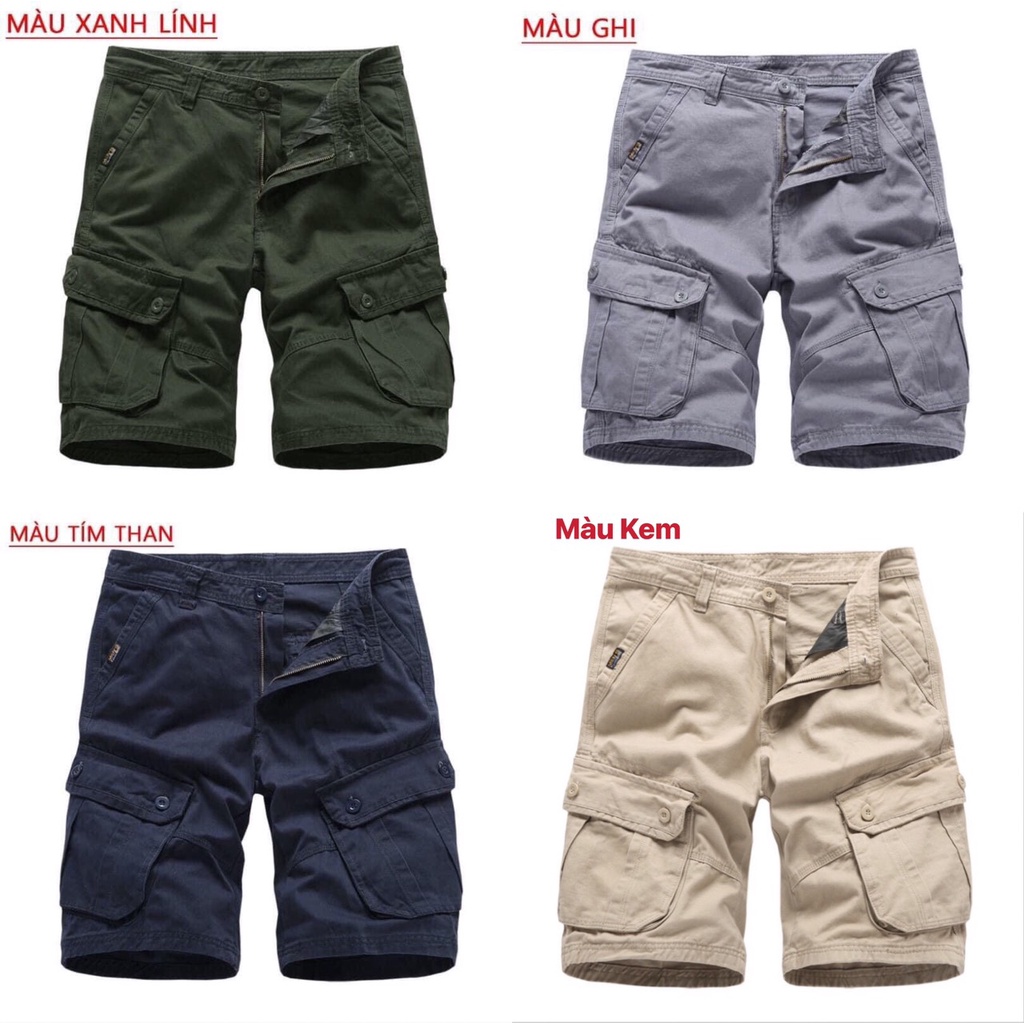 Quần Short Nam Kaki Túi Hộp Đẹp Phong Cách Và Cá Tính Alyly