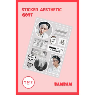 [HÀNG CÓ SẴN] Sticker Aesthetic GOT7