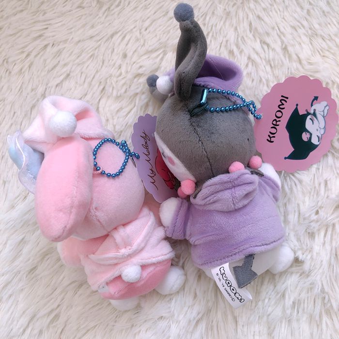 SANRIO Móc Khóa Búp Bê Nhồi Bông Dễ Thương