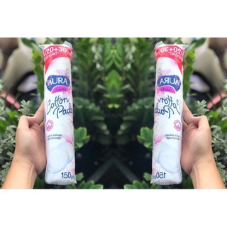 Bông tẩy trang aura 150 miếng