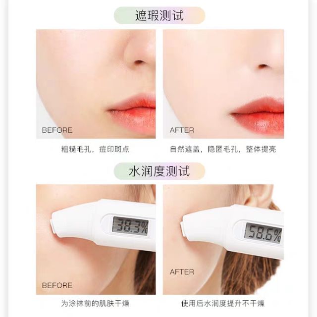 🥰🥰Kem nền  2in1 BB MIX Color chỉnh tone da VIAIV