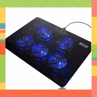 Đế tản nhiệt 5 quạt V4/V5 led tản nhiệt laptop