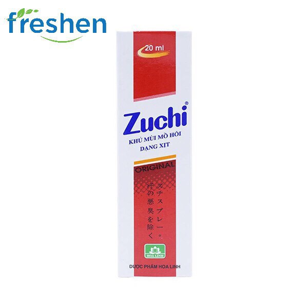 Xịt Khử Mùi Mồ Hôi Zuchi Thảo Dược 20ml/Chai