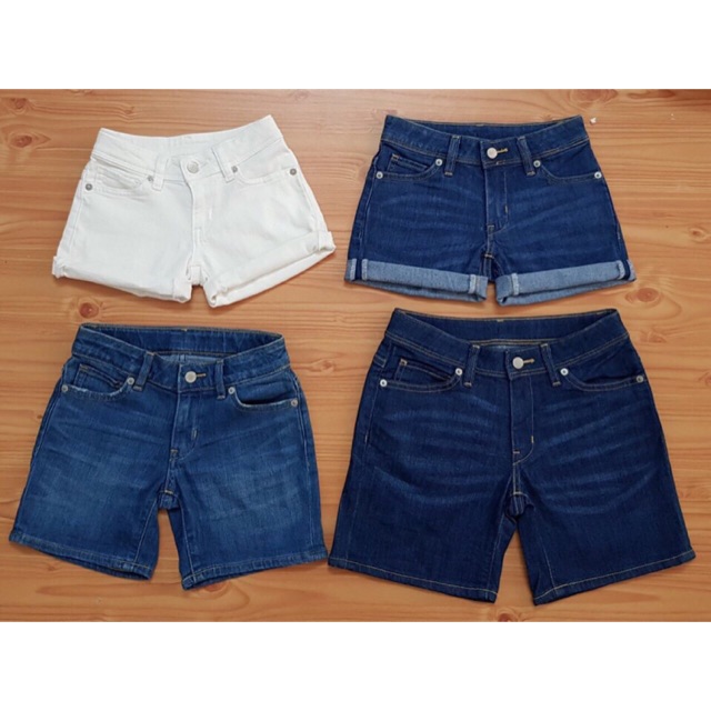 Quần short jean bé gái Uniqlo