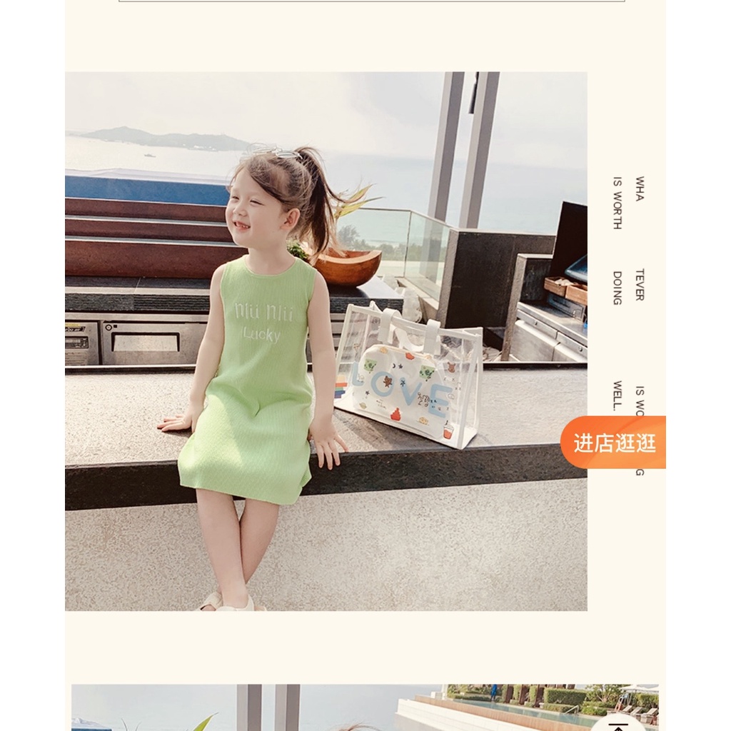 SALE VÁY 3 LỖ TĂM LẠNH BÉ GÁI MỀM MỊN MÁT(VTL)