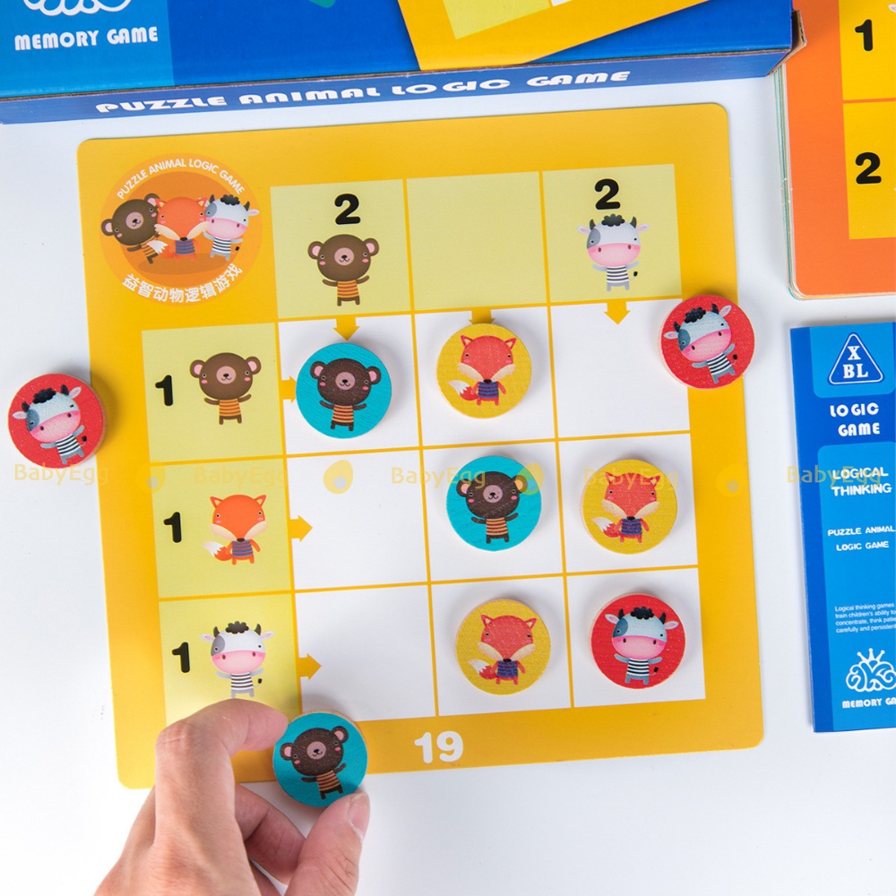 ĐỒ CHƠI GIÁO DỤC board game nhóm rèn luyện trí tuệ tư duy thông minh cho bé trai bé gái 4 5 6 7 8 tuổi baby egg babyegg