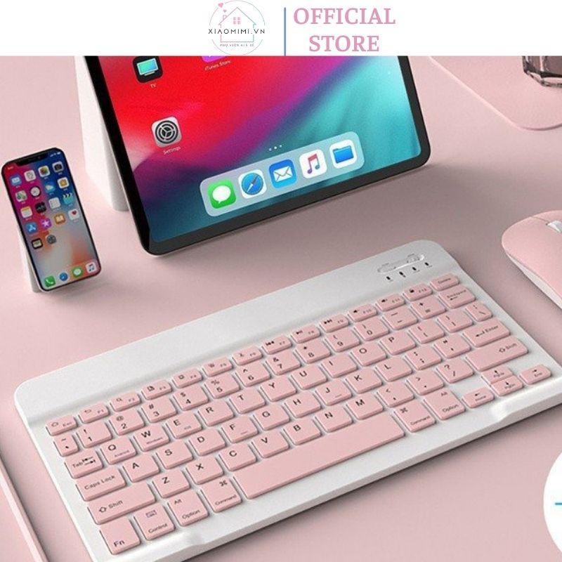 Bộ bàn phím Bluetooth không dây mini HP và chuột không dây cho điện thoại, máy tính bảng Xiaomimi tx99332