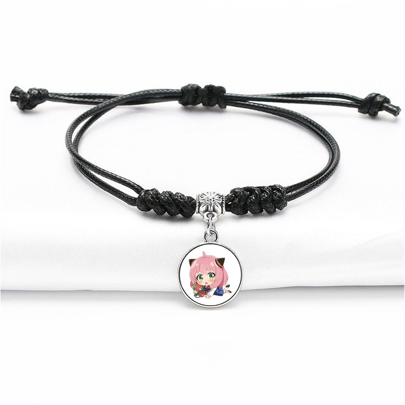 Vòng tay in hình nhân vật SPY x Family ver nằm gia đình điệp viên anime chibi phụ kiện trang sức xinh xắn quà tặng
