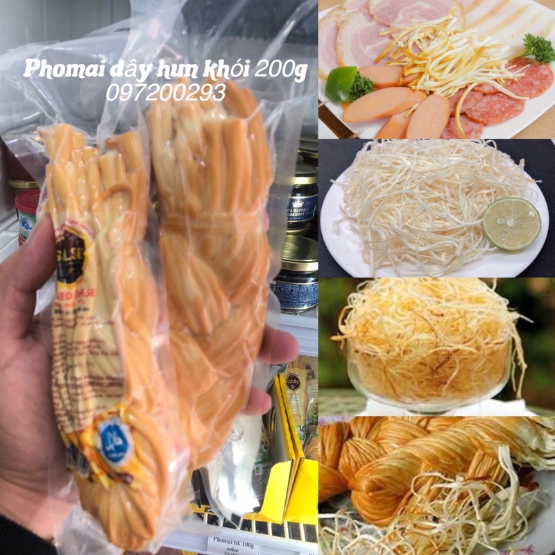 Phomai dây hun khói Nga 200g ss - Phomai xông khói
