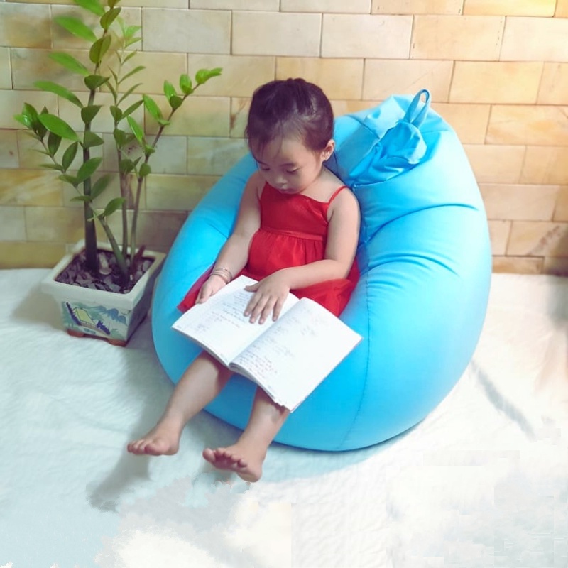 Ghế lười hạt xốp 3ii Home dành cho bé yêu size 80x100cm chất liệu sử dụng cao cấp màu sắc đa dạng nhẹ nhàng êm ái