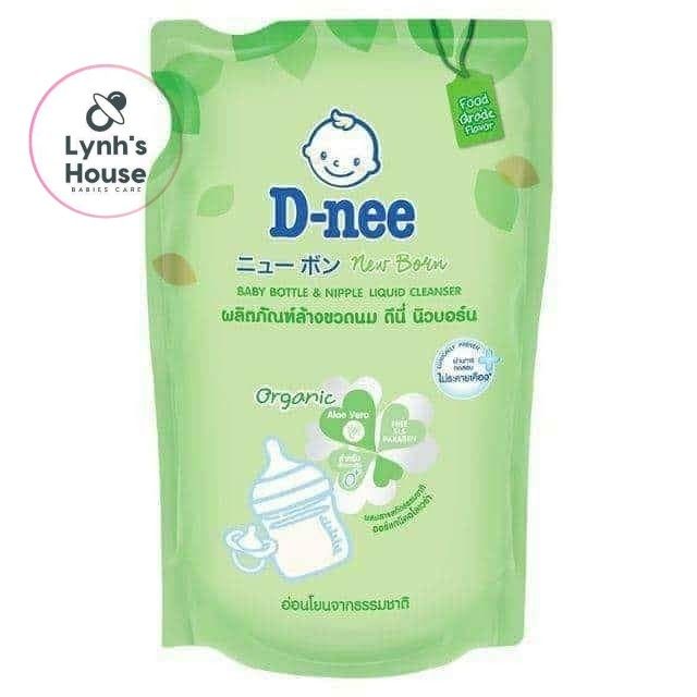 🍼Túi nước rửa bình sữa D-nee Thái Lan -600ml🍼