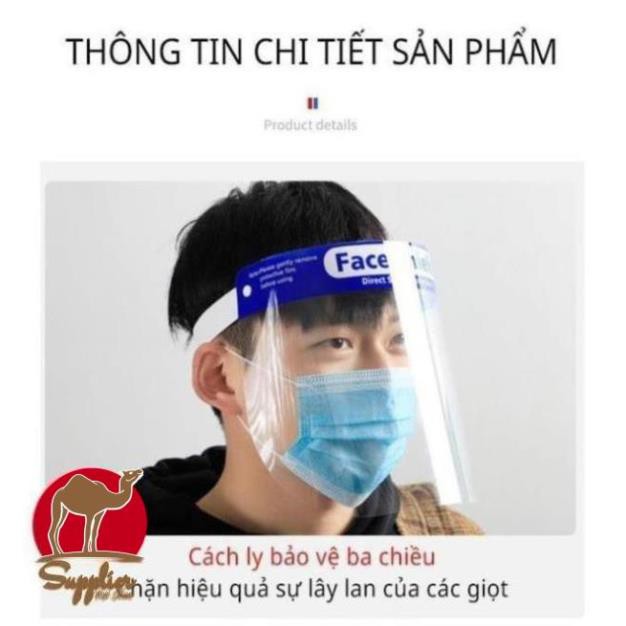 [ CHUYÊN SỈ - GIAO SIÊU TỐC ] Tấm chắn chống giọt bắn trong suốt nhựa PVC - Face Shield Mask