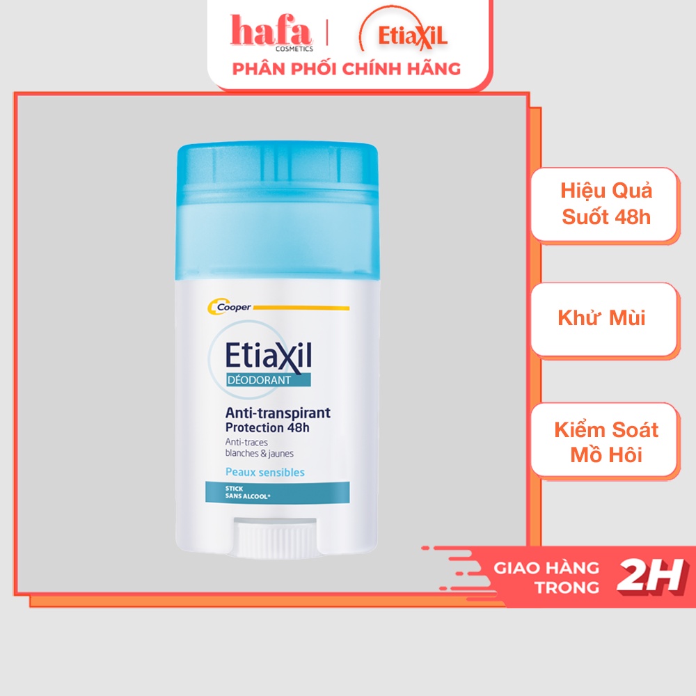 Sáp khử mùi hàng ngày cao cấp Etiaxil Déodorant Anti-transpiriant 48h Stick 40ml