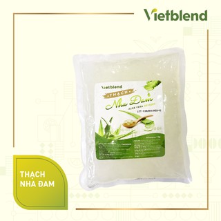 Thạch Nha Đam VIETBLEND túi 1kg - Topping trà sữa, trà hoa quả - Giòn, thơm, đều miếng