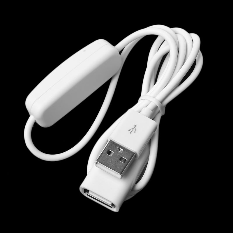 Dây Cáp Nối Dài USB 2 0 Đầu Đực Sang Đầu Cái Có Công Tắc Cho PC Laptop