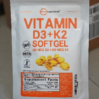 Thực Phẩm Bổ Sung Micro Ingredients Vitamin D3 + K2 300 Viên