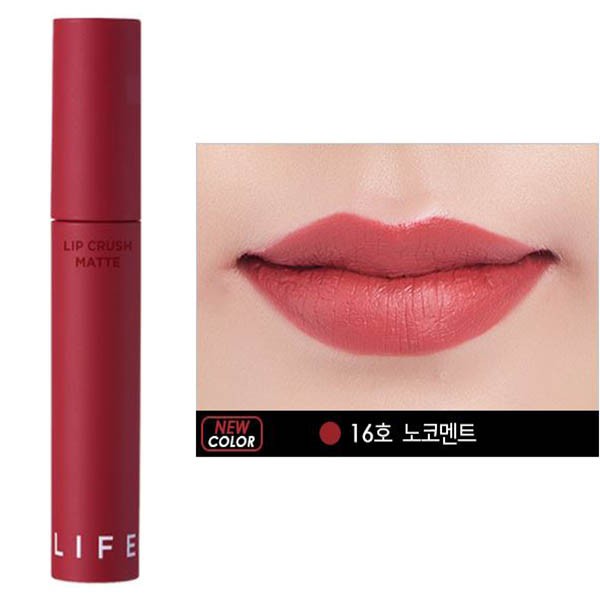 Son Kem Siêu Lì It's Skin Life Color Lip Crush Matte #16 No Comment