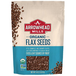 Hạt lanh hữu cơ Arrowhead Mills Organic Flax Seeds 453g