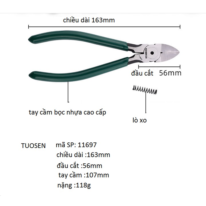 Kìm cắt chân linh kiện