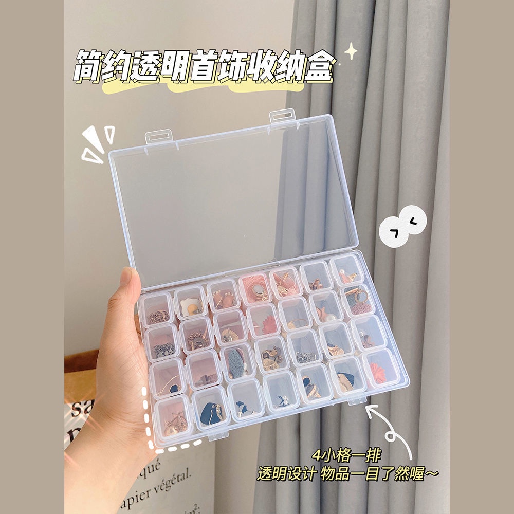 Hộp Đựng Trang Sức Trong Suốt Chống Oxy Hóa Cao Cấp Tiện Lợi Dễ Sử Dụng