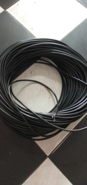 Dây thả đèn tròn đen 2x0,5mm lõi đồng tiêu chuẩn Việt Nam