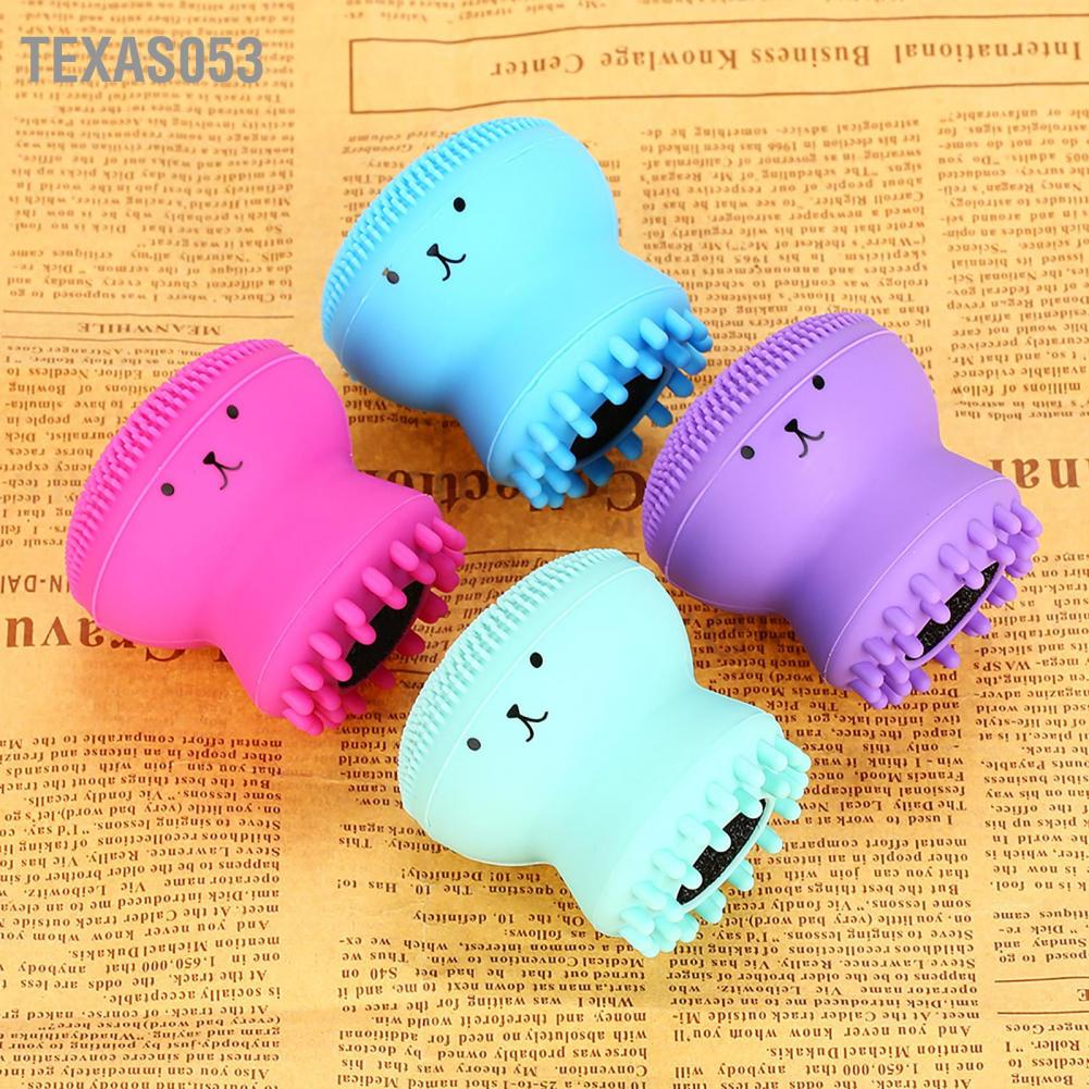 [Hàng mới về] Cọ rửa mặt hình bạch tuộc mát xa tẩy tế bào chết hiệu quả