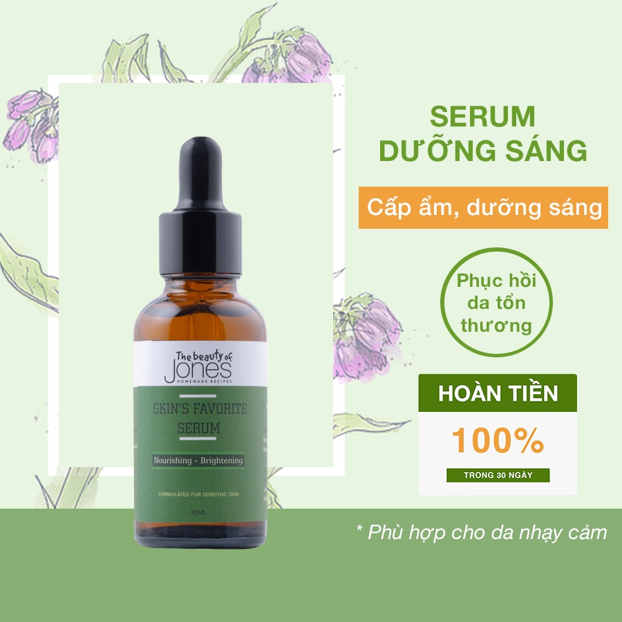 Serum tinh chất dưỡng ẩm da The Beauty of Jones 30ml