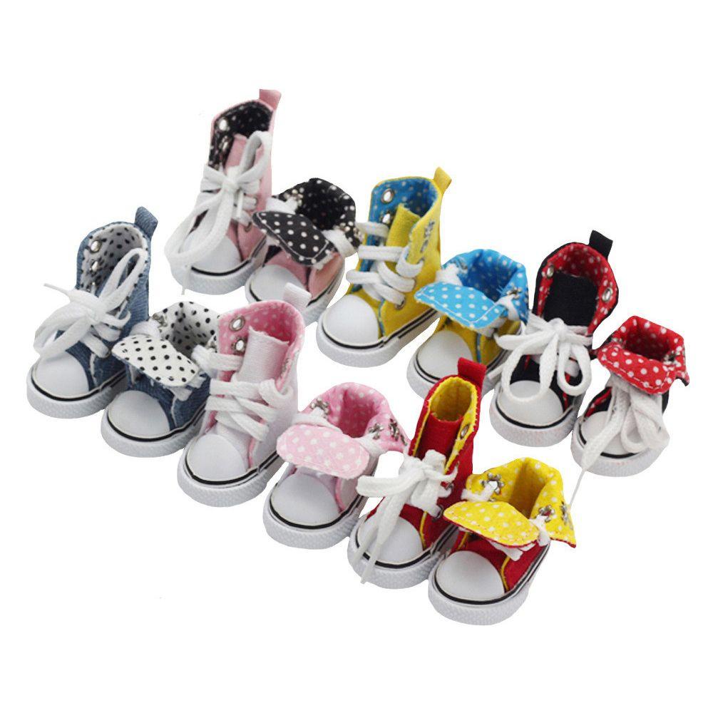 NICKOLAS Giày Thể Thao Thời Trang Cho Búp Bê 1 / 6 BJD 5cm