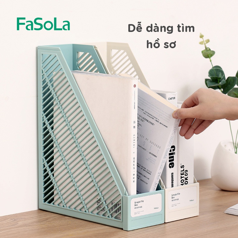 [Mã LIFEBKM1 giảm 10% tối đa 1 triệu đơn từ 500k] Giá đựng hồ sơ văn phòng FASOLA FSLDZ-284