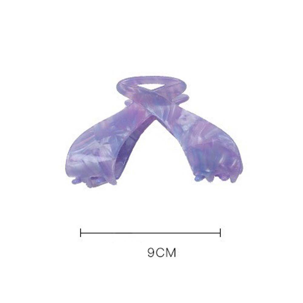 TWINKLE Kẹp Tóc Nhựa Acrylic Màu Sắc Ngọt Ngào Phong Cách Retro Cho Nữ