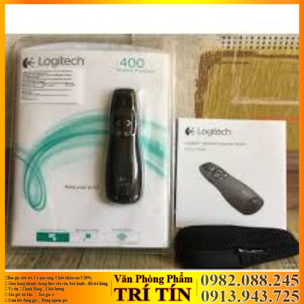 Bút trình chiếu Logitech Wireless Presenter R400