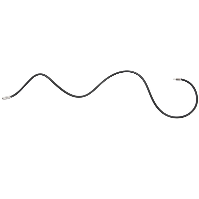 Vòng cổ cao su màu đen 3m có chốt inox 16 inch