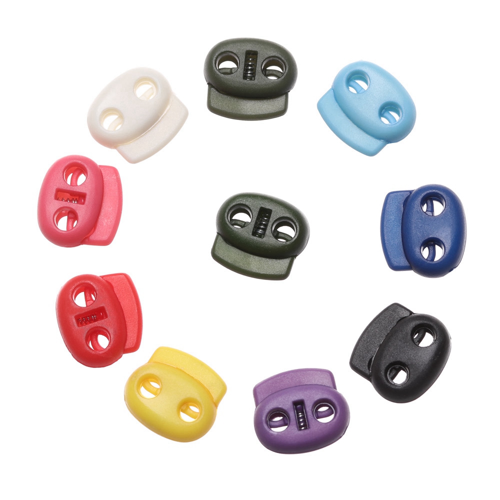 Bộ 20 Kẹp Dây Giày 20*18mm Nhiều Lỗ 4mm Chất Lượng Cao