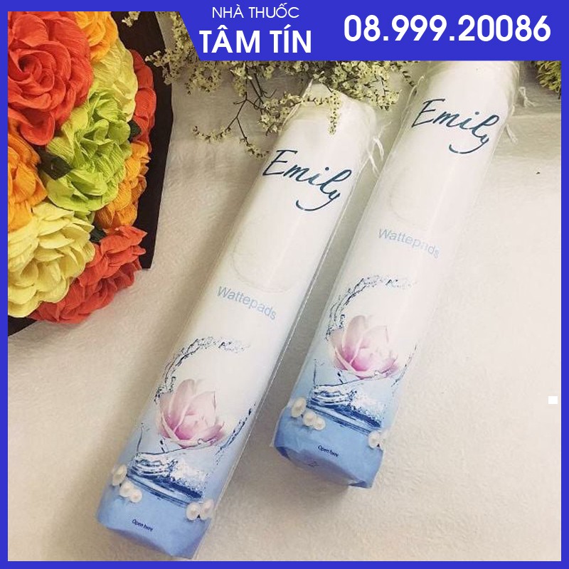 Bông tẩy trang Emily Đức 120 miếng