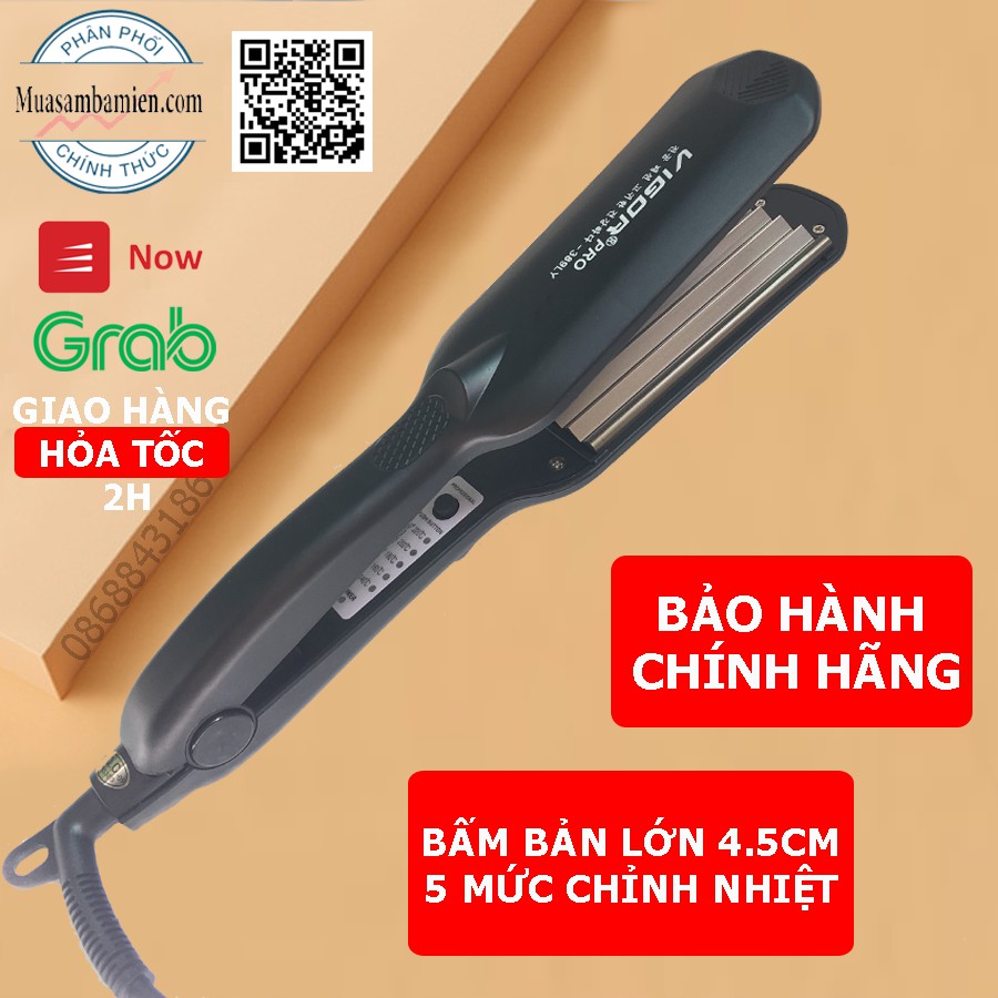 Máy bấm tóc xù làm phồng chân tóc bản lớn 389 Hàn Quốc FREE SHIP KÈM QUÀ TẶNG