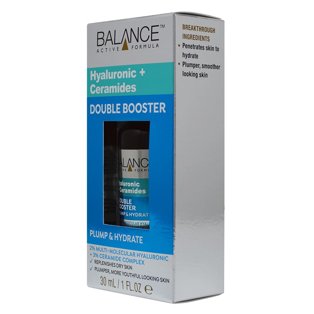 Tinh chất Balance Active 2% Hyaluronic & 3% Ceramides Double Booster 30ml
