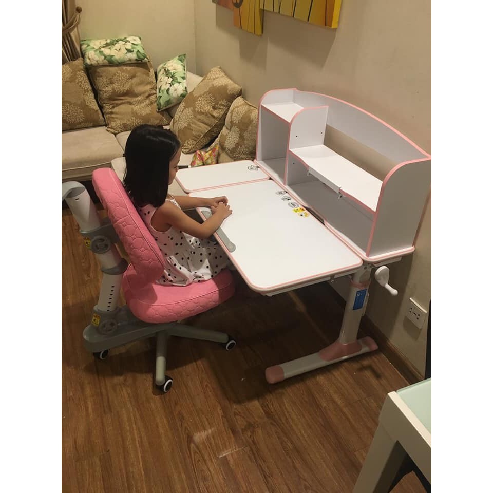 Bộ bàn học thông minh DRZ-7100  và ghế chống gù DRY-502