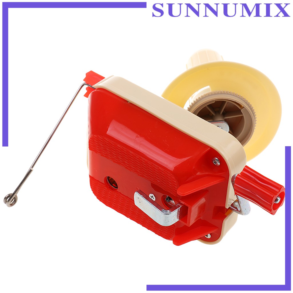 [Sunnimix] Dụng Cụ Quấn Chỉ Len Cuộn Bóng Bàn Hoạt Động Bằng Tay