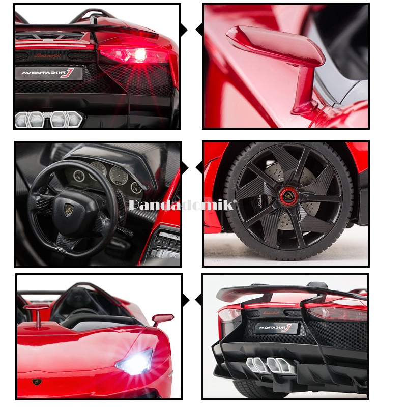 RASTAR Mô Hình Xe Hơi Lamborghini Aventador Điều Khiển Từ Xa Tỉ Lệ 1:12