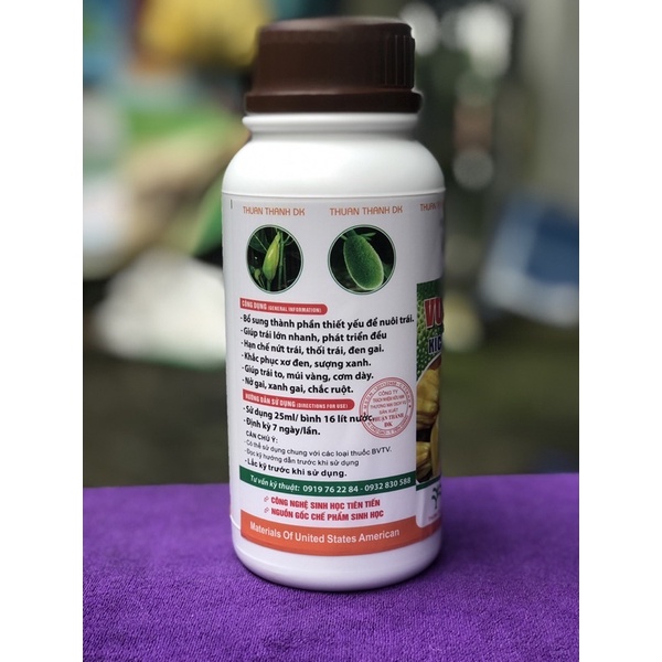 Phân bón lá Vua To Trái Mít | Cty Thuận Thành DK | chai 500ml