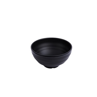 Chén bát cơm nhựa melamine màu đen nhám