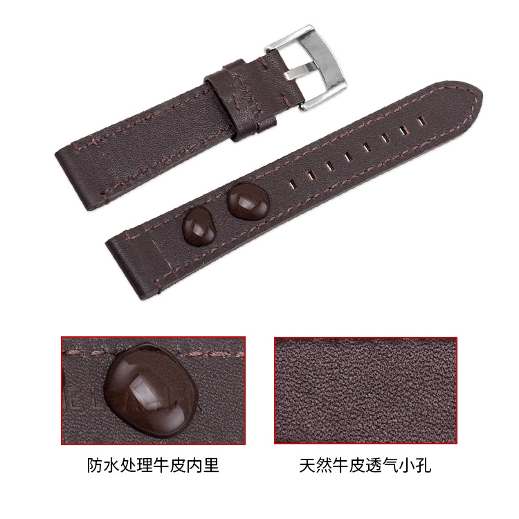 18mm 20mm 22mm Genuine Classic Leather Strap For Samsung Huawei Xiaomi LG Strap watch band Watchband