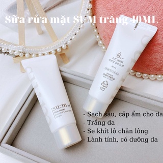DATE 2026_Sữa rửa mặt SUM trắng MINI 40ML