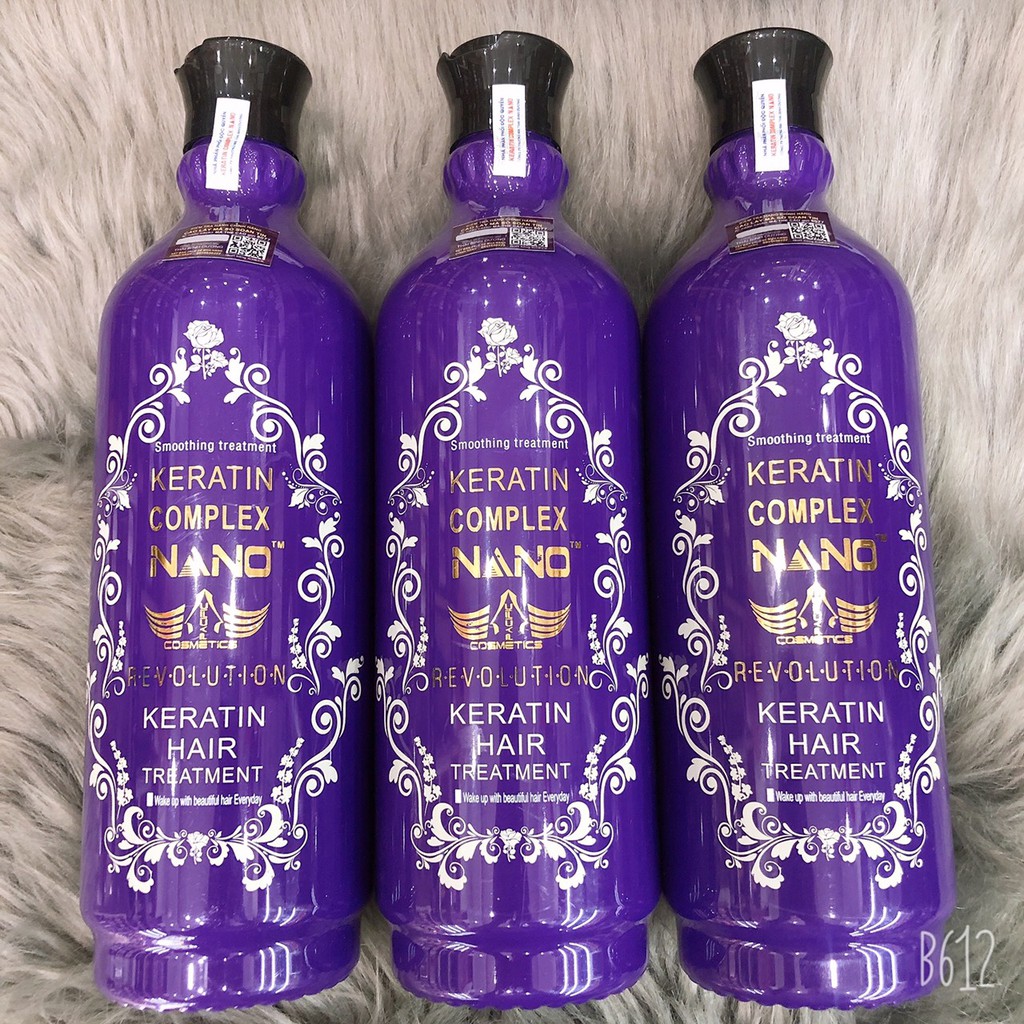 KERATIN NANO COMPLEX phục hồi tóc nát, hư tổn, làm thẳng tóc 1000ml