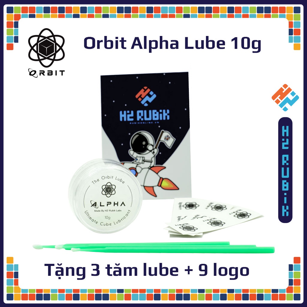 Dầu bôi trơn rubik Orbit Alpha Lube và Beta Lube cao cấp H2 Rubik Shop