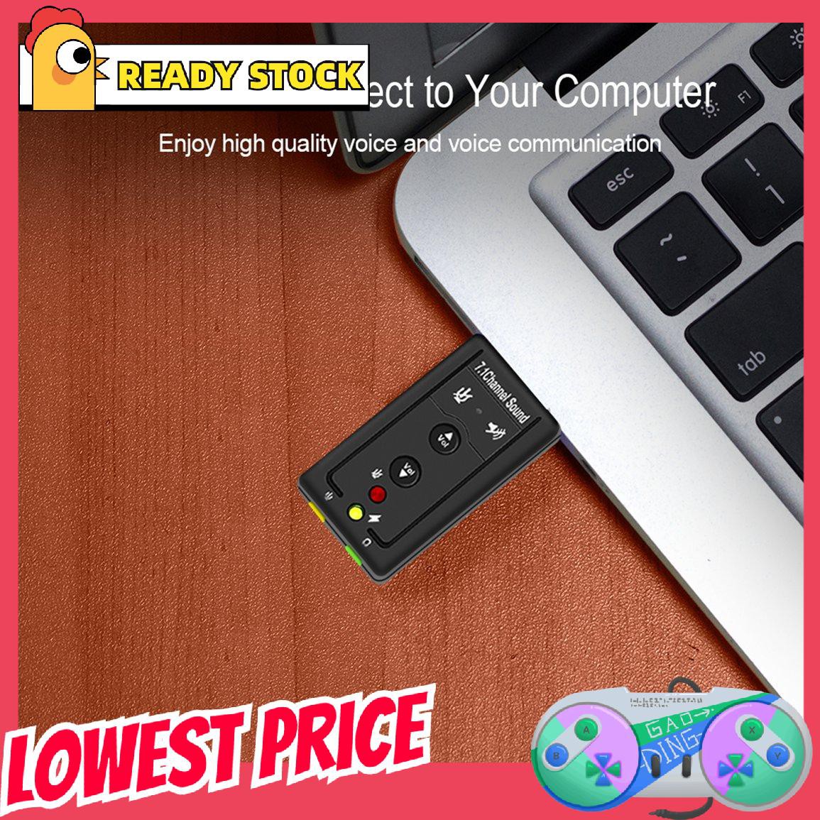 Usb Âm Thanh 7.1 Đầu Cắm 3.5mm Chất Lượng Cao | BigBuy360 - bigbuy360.vn