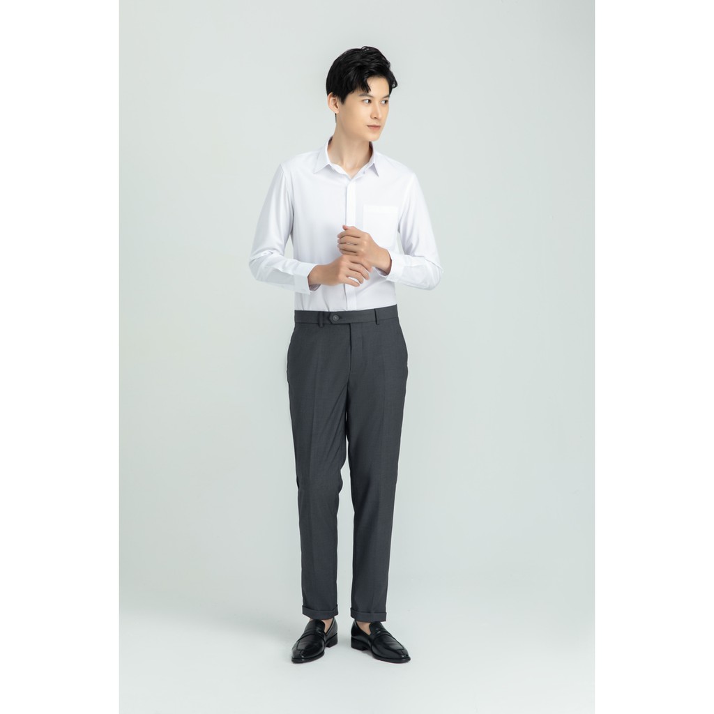 Áo sơ mi khuy cài ẩn tà nam IVY moda MS 17E2792 | BigBuy360 - bigbuy360.vn